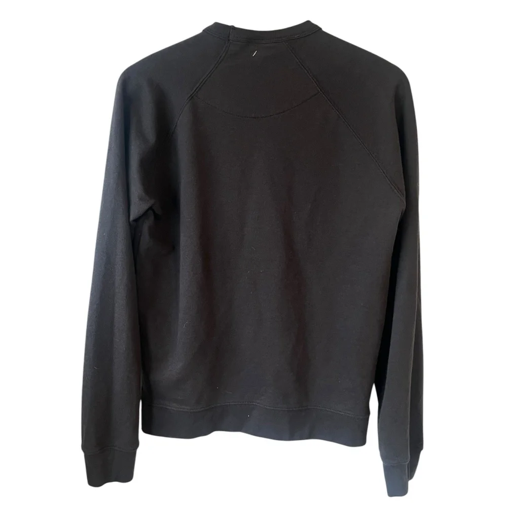Delta Sweatshirt Unisex Size Small Black Mountain Graphics Ecosmart Crewneck NWT